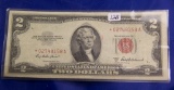 SERIES OF 1953-A TWO DOLLAR US NOTE RED SEAL - STAR NOTE