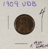 1909 - VDB LINCOLN CENT - AU/UNC