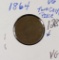 1864 - TWO CENT PIECE - VG