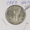 1945 - LIBERTY WALKING HALF DOLLAR - AU