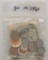 LOT OF 30 - MIXED US & CANADIAN COINS & CURRENCY