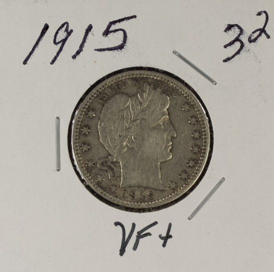 1915 - BARBER QUARTER - VF+