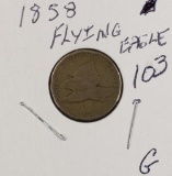 1858 - FLYING EAGLE CENT - G