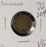 1863 CN - INDIAN HEAD CENT - VG