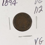 1894 - INDIAN HEAD CENT - VG