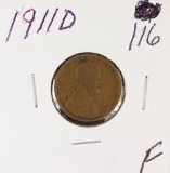 1911-D LINCOLN CENT  - F