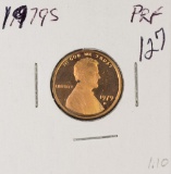 LOT OF 3 - 1979-S PROOF, 1980-S UNC, 2007-S PROOF LINCOLN CENTS