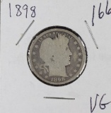 1898 - BARBER QUARTER - VG