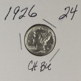 1926 - MERCURY DIME - BU