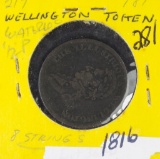 1816 - WELLINGTON TOKEN