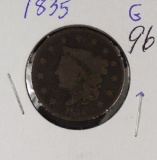 1835 - MATRON HEAD LARGE CENT - G