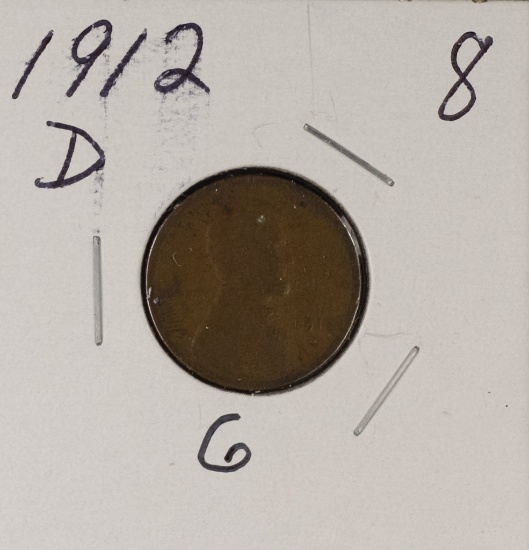 1912-D LINCOLN CENT - G