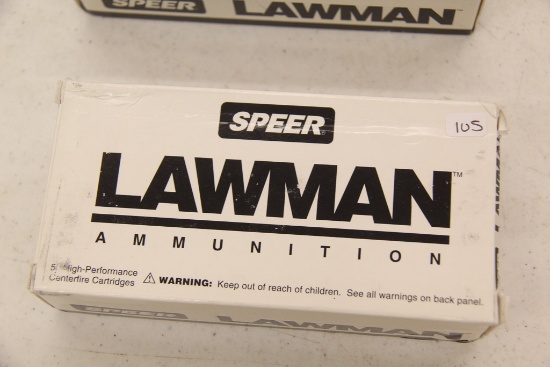 1 Box of 50, Speer Lawman, 9 mm Luger 115 gr