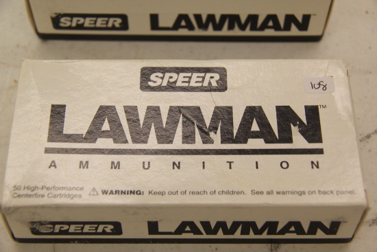 1 Box of 50, Speer Lawman, 9 mm Luger 115 gr