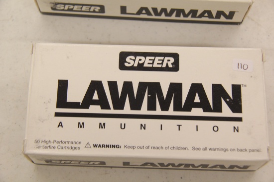 1 Box of 50, Speer Lawman, 9 mm Luger 115 gr