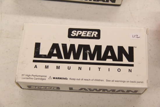 1 Box of 50, Speer Lawman, 9 mm Luger 115 gr