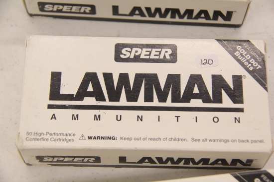 1 Box of 25, Speer Lawman 40 S&W 165 gr GDHP