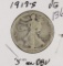 1917-S OBV WALKING LIBERTY HALF DOLLAR - VG