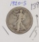 1920-S WALKING LIBERTY HALF DOLLAR - VF