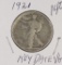 1921 -WALKING LIBERTY HALF DOLLAR - VG KEY DATE