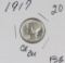 1917 - MERCURY DIME - CH BU