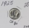 1925 - MERCURY DIME - CH BU - FULL STICKS & BANDS