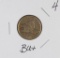 1857 - SMALL LETTERS FLYING EAGLE CENT - BU