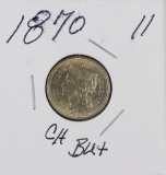 1870 - NICKEL THREE CENT PIECE - CH BU