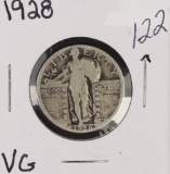 1928 - STANDING LIBERTY QUARTER - VG