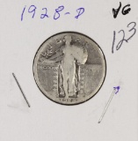 1928-D STANDING LIBERTY QUARTER - VG