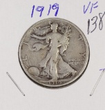 1919 - WALKING LIBERTY HALF DOLLAR - VF