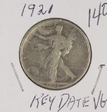 1921 -WALKING LIBERTY HALF DOLLAR - VG KEY DATE