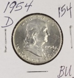 1954-D FRANKLIN HALF DOLLAR - BU