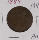 1884 - GREAT BRITAIN - PENNY - AU