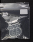 1-OZ SILVER - ICONS OF ROUTE 66 SHIELD - MISSOURI