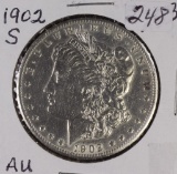 1902-S MORGAN DOLLAR - AU