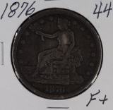 1876 - TRADE DOLLAR - F+