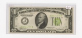 SERIES OF 1934 -TEN DOLLAR - FEDERAL RESERVE NOTE - KANSAS CITY - CU