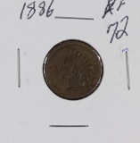 1886 - INDIAN HEAD CENT - XF