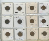 LOT Of 12 - LINCOLN CENTS - INCLUDING 1909 & 1932-D