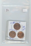 LOT OF 6 LINCOLN CENTS