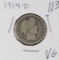 1914-D BARBER QUARTER - VG