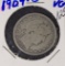 1907-O BARBER HALF DOLLAR - VG