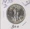 1935-D WALKING LIBERTY HALF DOLLAR - BU+