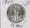 1940 - WALKING LIBERTY HALF DOLLAR - CH BU