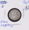 1887-S SEATED LIBERTY DIME - AU