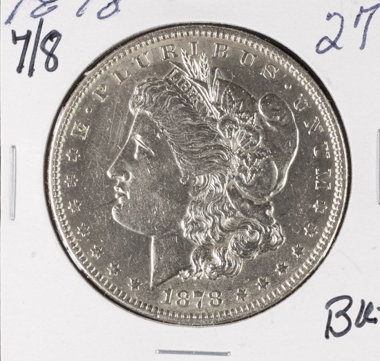 1878- 7/8 MORGAN DOLLAR - BU