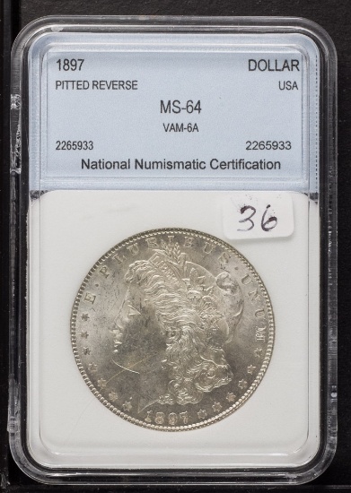 1897 - MORGAN DOLLAR - UNC VAM - 6A