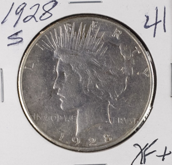 1928-S PEACE DOLLAR - XF