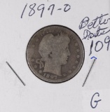 1897-O BARBER QUARTER - G